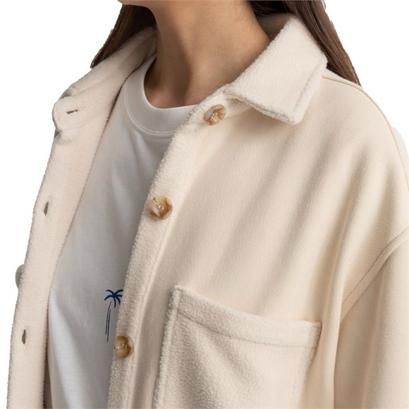 Rhythm. Reverse Fleece Shacket - Picture 4 of 10